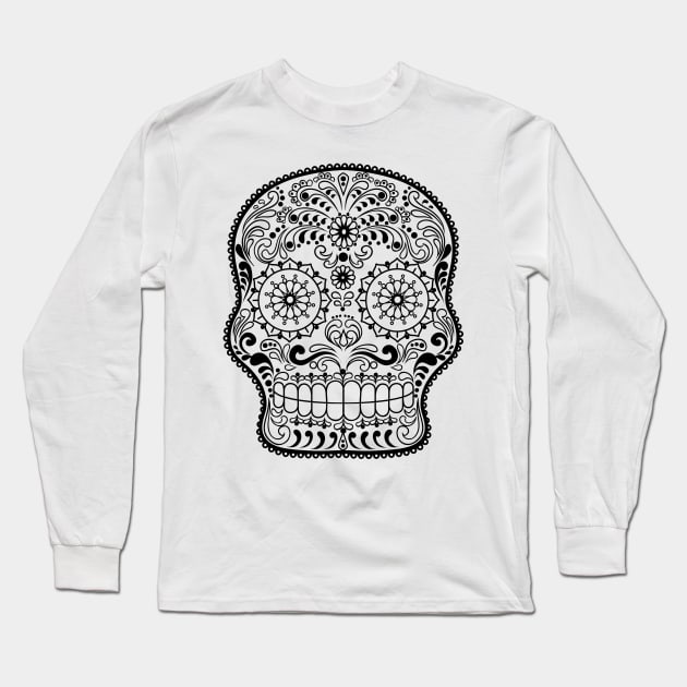 Calavera Long Sleeve T-Shirt by MiRaFoto